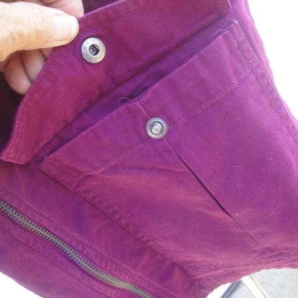 Columbia Vest Women's Size M Fuzz Zip with Inner Drawstring Waist - Picture 4 of 13